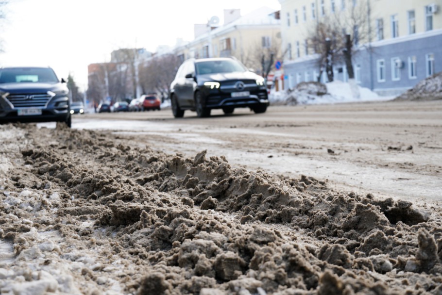 Снег превратился в кашу